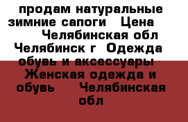 продам натуральные зимние сапоги › Цена ­ 5 000 - Челябинская обл., Челябинск г. Одежда, обувь и аксессуары » Женская одежда и обувь   . Челябинская обл.